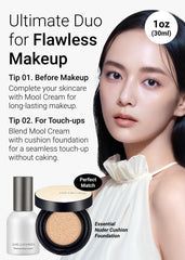 Jung Saem Mool Essential Mool Cream in a skincare routine setup