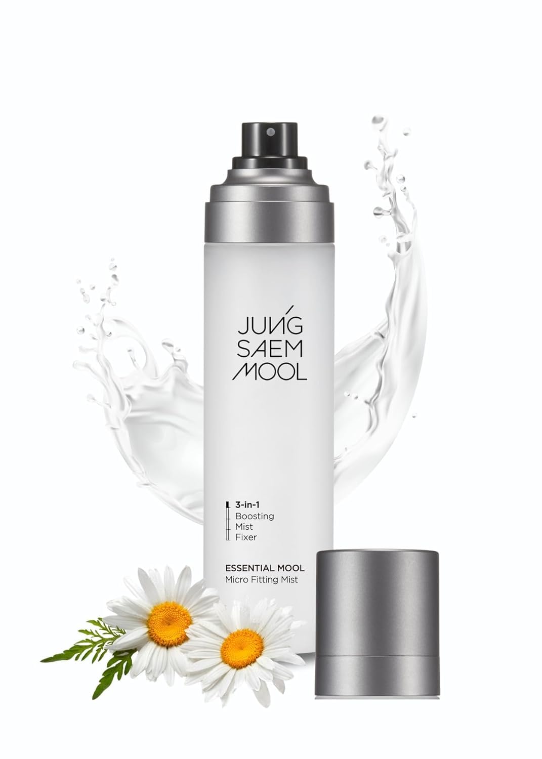 JUNG SAEM MOOL Essential Mool Micro Fitting Face Mist bottle for long-lasting makeup hold