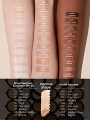 Jung Saem Mool Essential Skin Nuder Cushion 21 Medium blending tool in use.