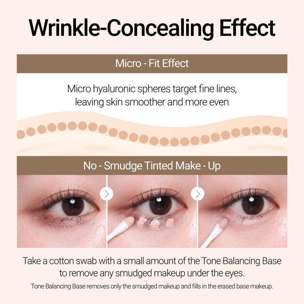 Jung Saem Mool Hyaluronic Spheres close-up showing pore-blurring effect