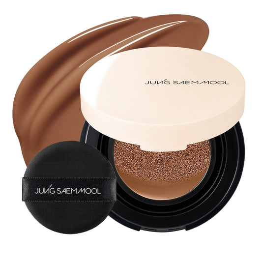 Jung Saem Mool Mini Essential Skin Nuder cushion bottle in 38C Maroon for radiant natural finish