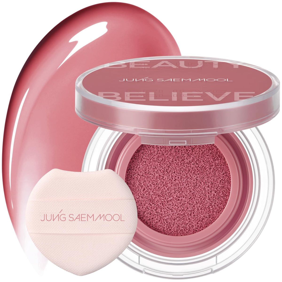 JUNG SAEM MOOL Artist Cushion Blush Rare Rose in compact for on-the-go glow