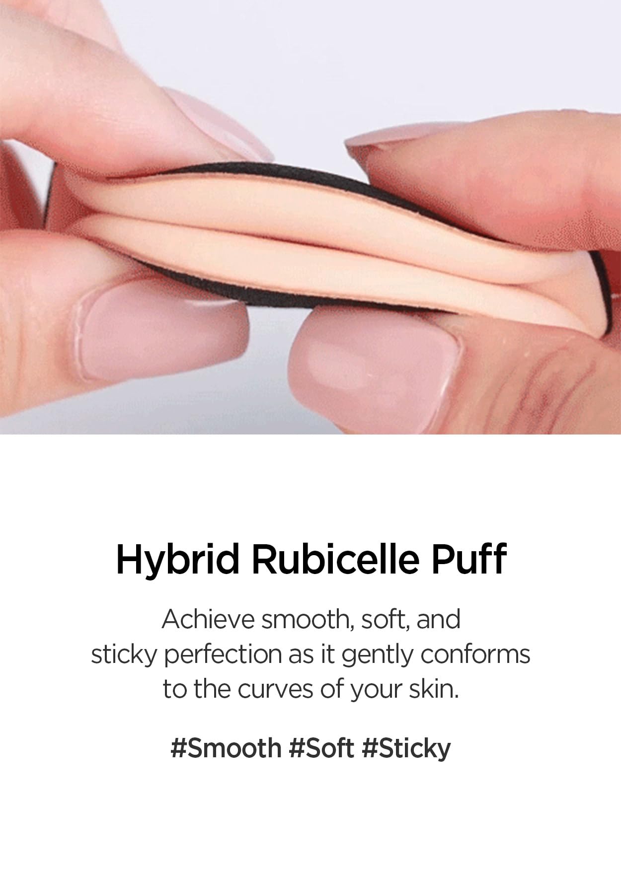 JUNG SAEM MOOL cleaning-ready puff is easy to wash and dry