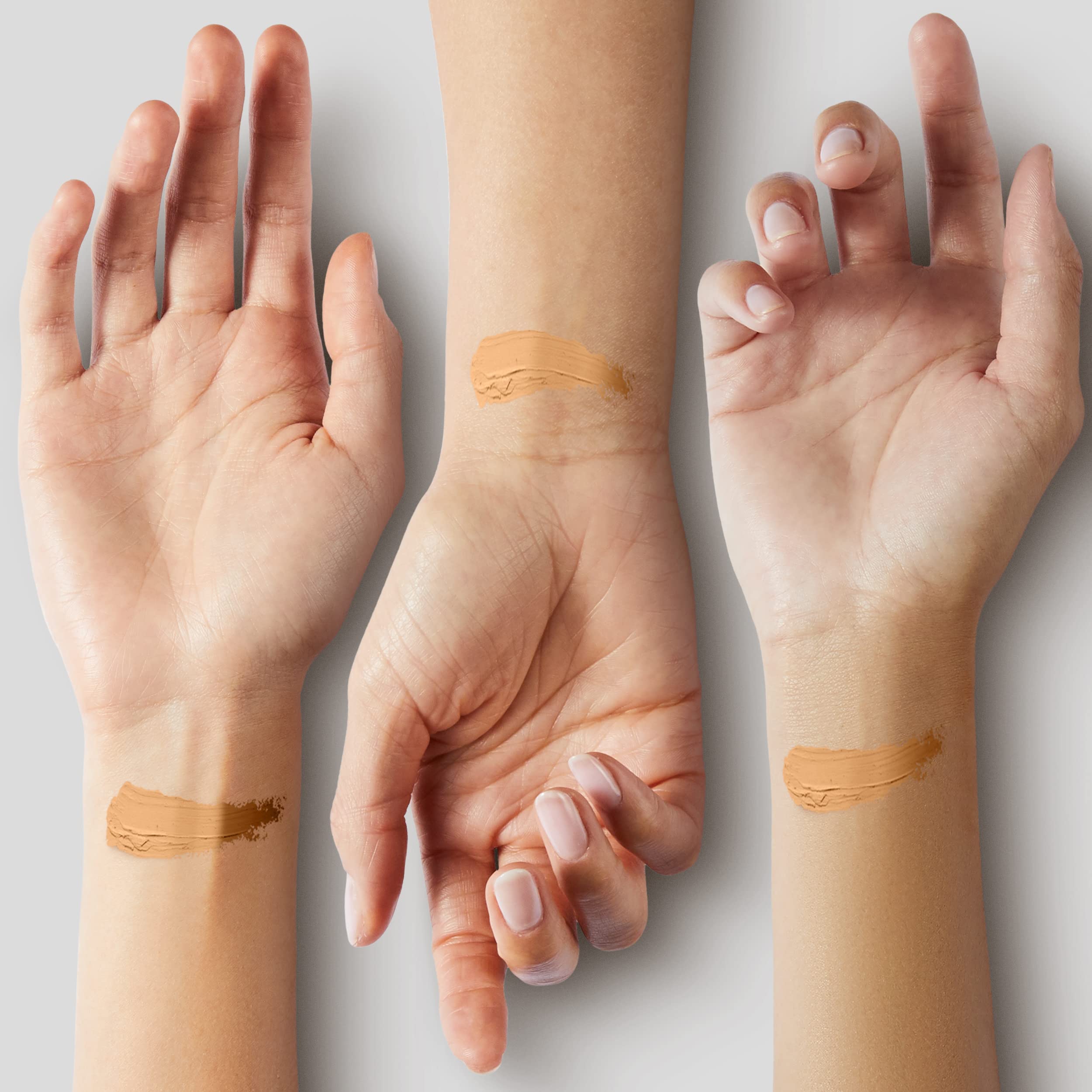 Jung Saem Mool cushion swatch reveals buildable coverage on skin.