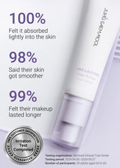 Jungsaemool Pro-Lasting Primer Bare Lavender on bare skin smooths texture for makeup.