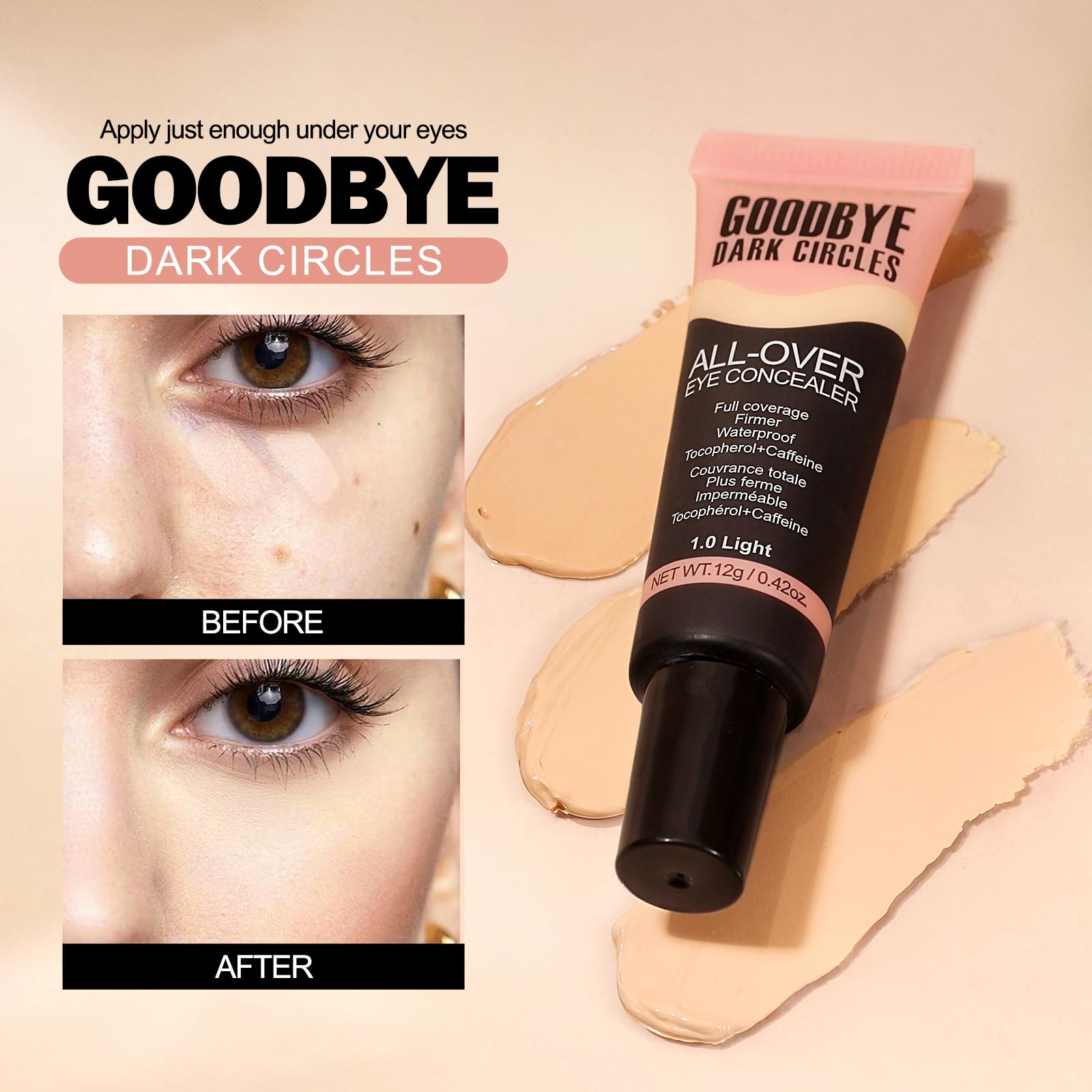 Junhe shade 01 Light swatch brightens and evens skin tone