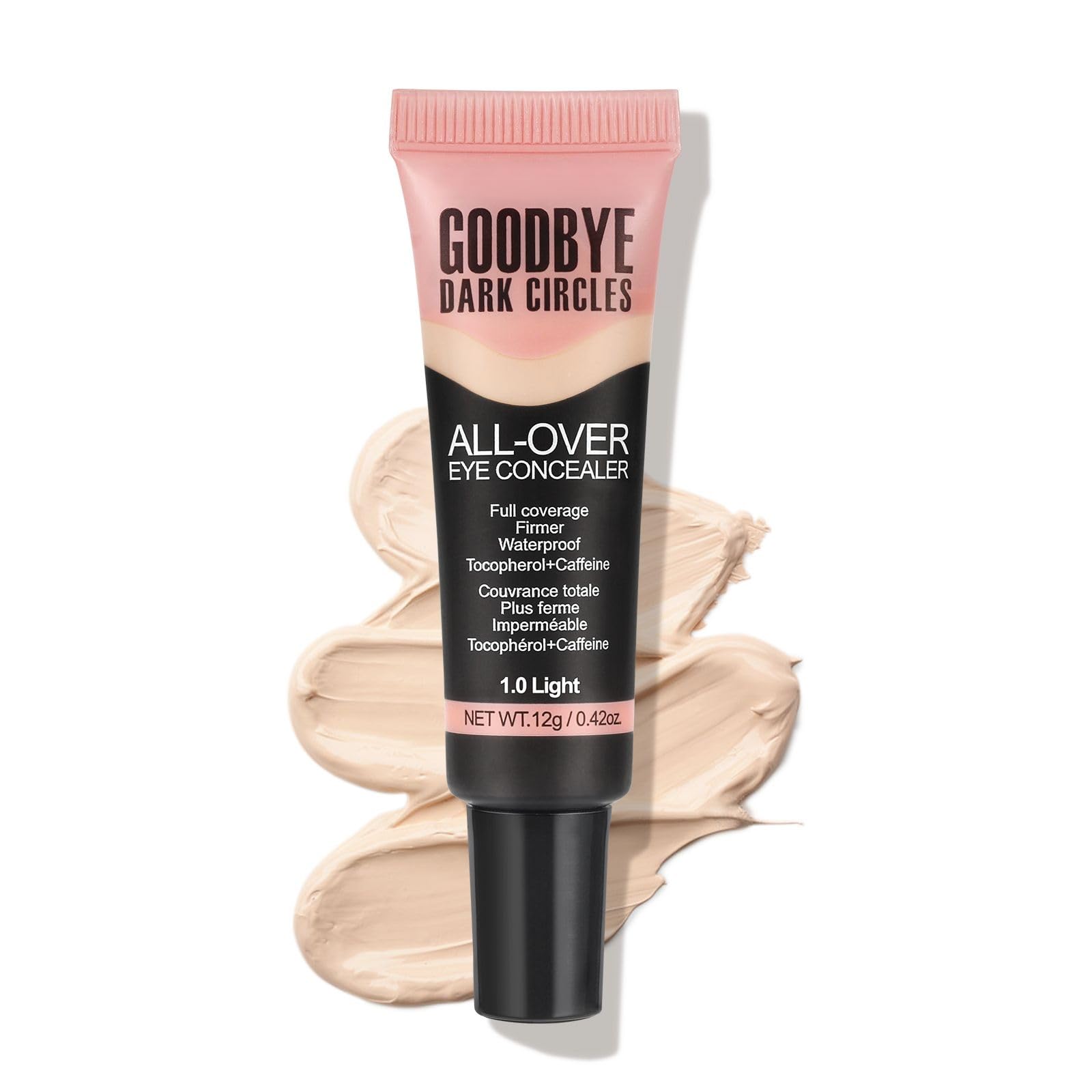 Junhe Liquid Concealer 01 Light swatch brightening under-eye area