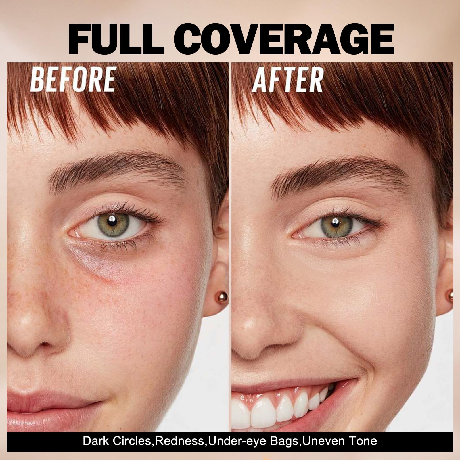 Junhe neutralizes redness and evens skin tone for a natural look