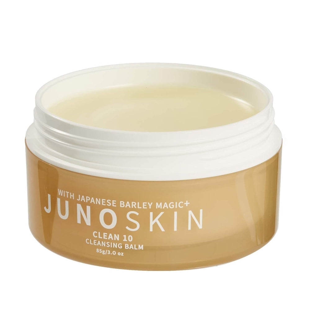 JUNO & Co. Clean 10 balm jar texture for gentle makeup removal