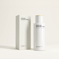 JUNO & Co hyaluronic-acid infusion image emphasizing hydration during rinse.