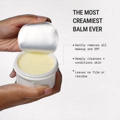 JUNO & Co Jade cleansing balm application on skin with creamy texture