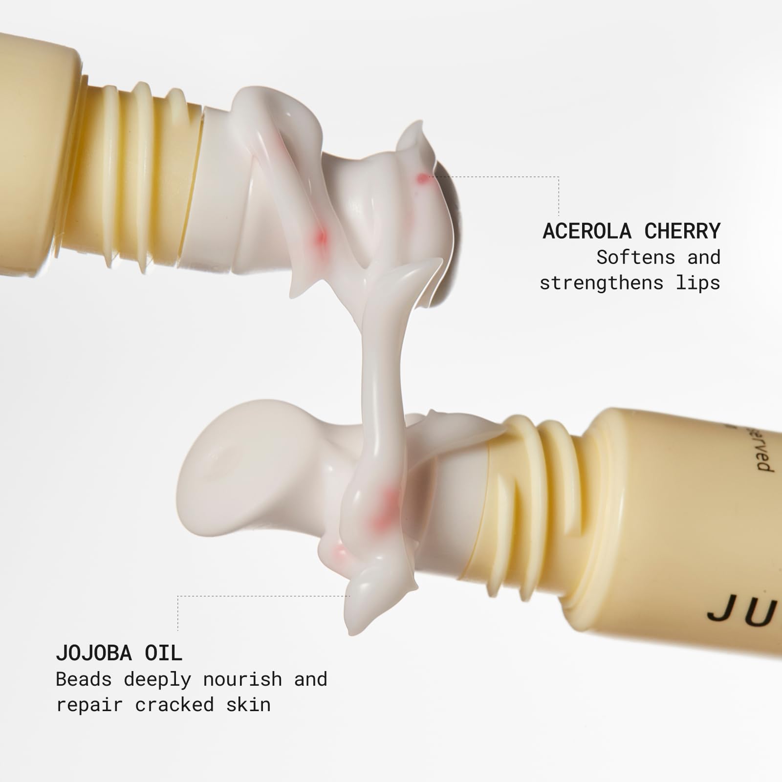 Acerola cherry component in JUNO & Co. Lip Milk revives lip surface