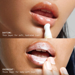 Daytime lip prep with JUNO & Co. Lip Milk under lipstick
