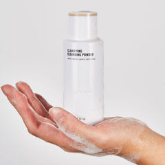 JUNO & Co powder-to-foam activates with water to reveal a light, fresh foam.