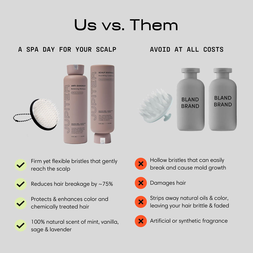 Jupiter fragrance notes of vanilla, lavender, and mint for a calming scent