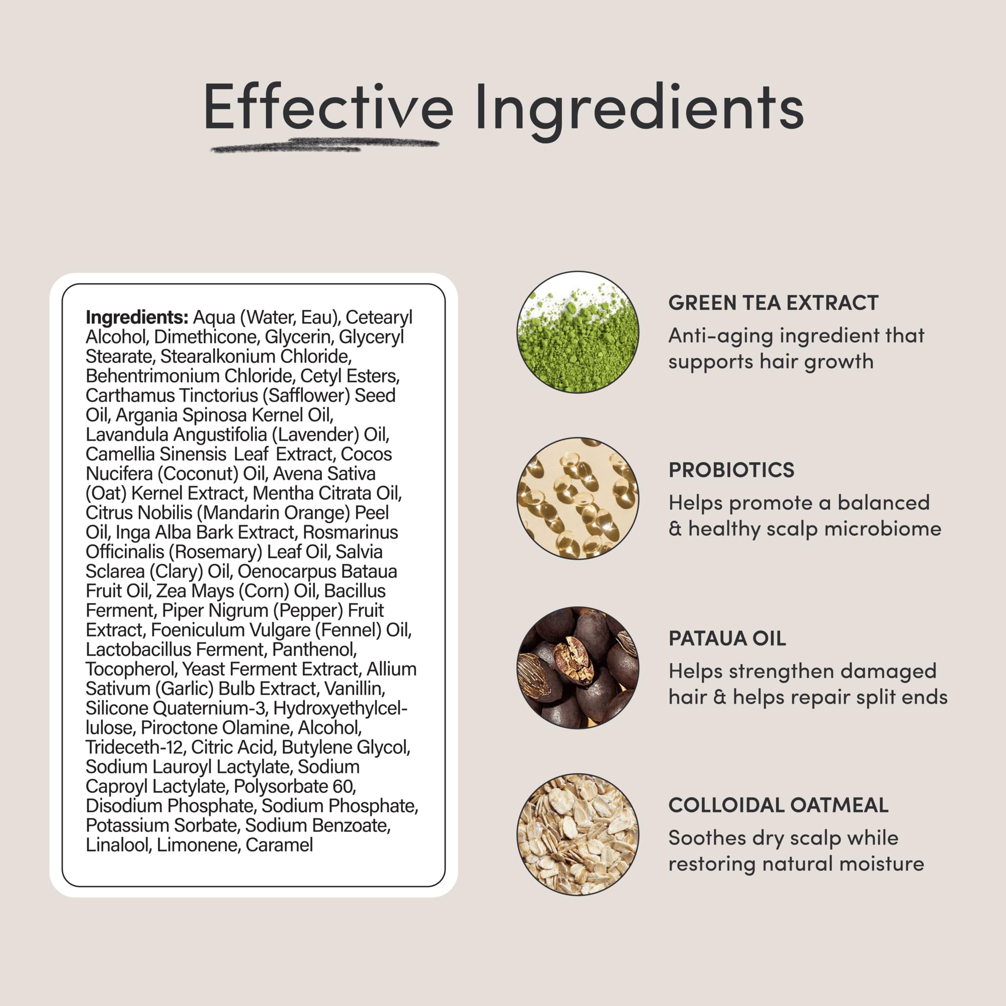 Jupiter Nourishing Conditioner ingredients like squalane and aloe soothe itchy scalps.