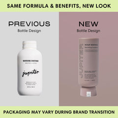 Jupiter Nourishing Conditioner rich cream texture nourishes locks for smoother manageability.