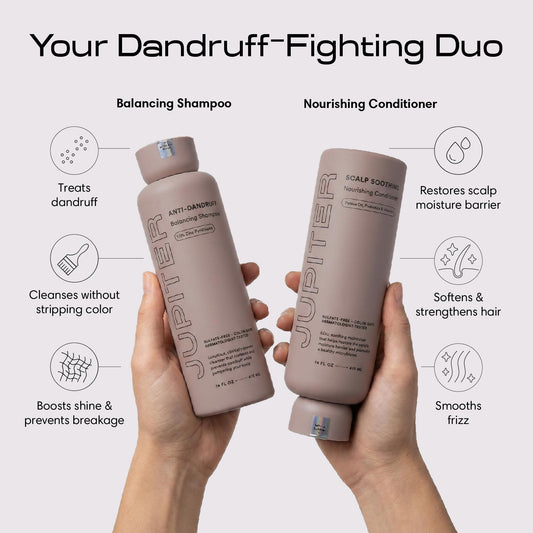 Jupiter Nourishing Conditioner tube delivering moisture and shine for smooth, resilient hair.