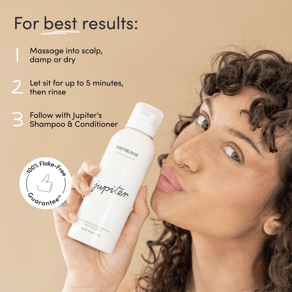 Jupiter Scalp Mask vegan formula supports clean, cruelty-free care.