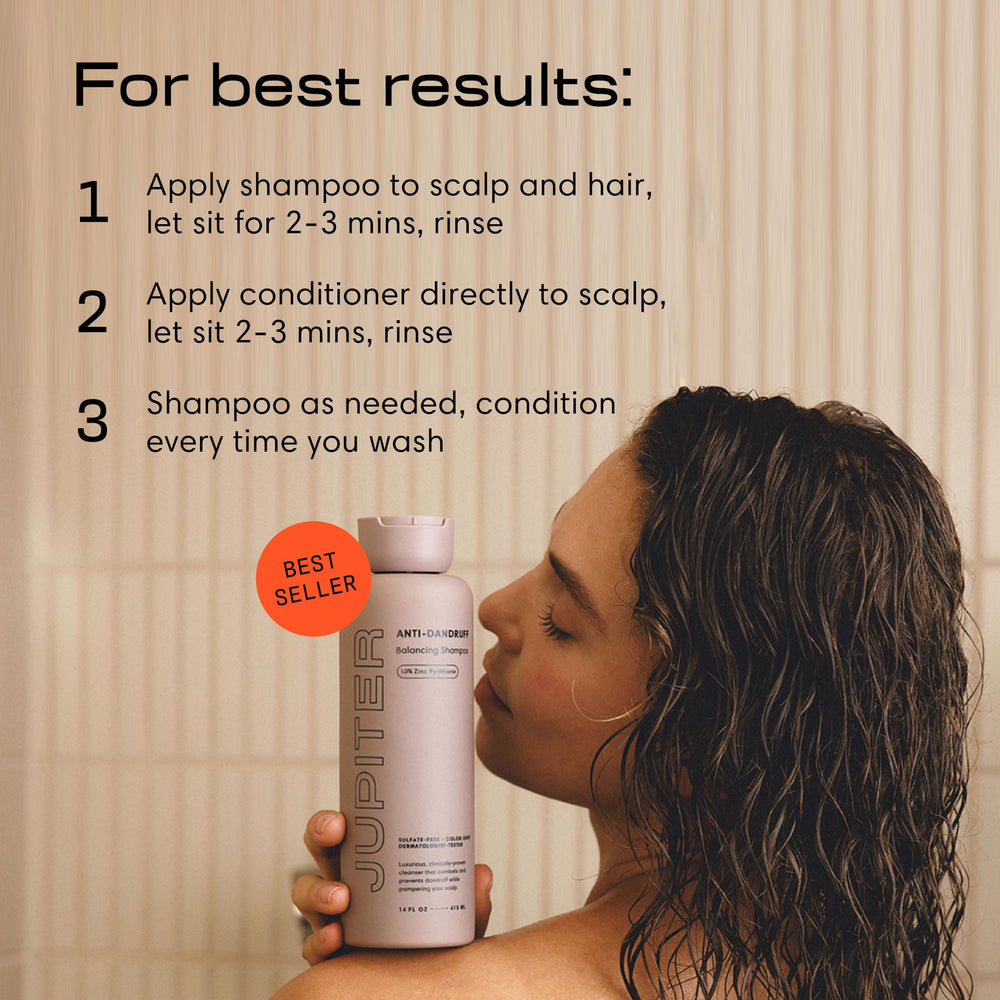 Jupiter Sugar Kelp Hydration bottle provides lightweight moisture for itchy scalps.