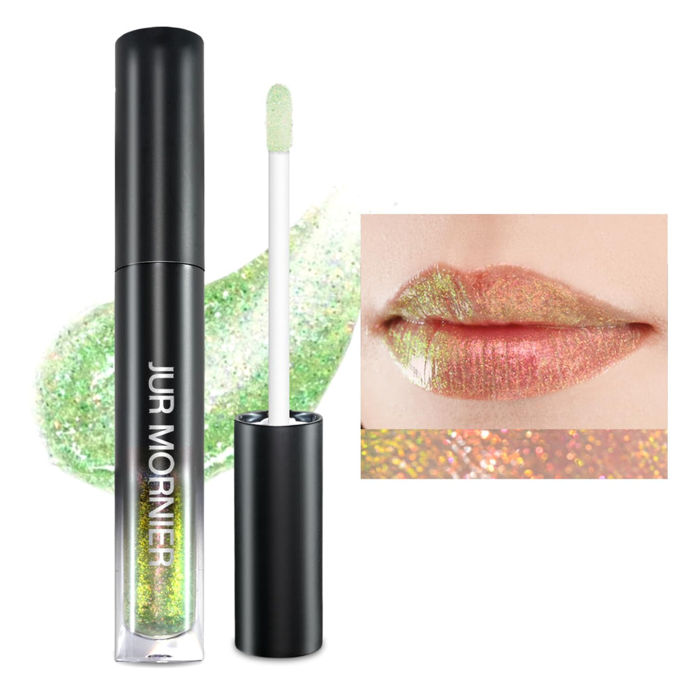 Jur Mornier chameleon gloss holographic-06 for bold color-shifting shine on lips