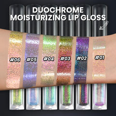 Jur Mornier moisturizing lip oil shimmer-06 highlights multi-tone gloss for daily wear