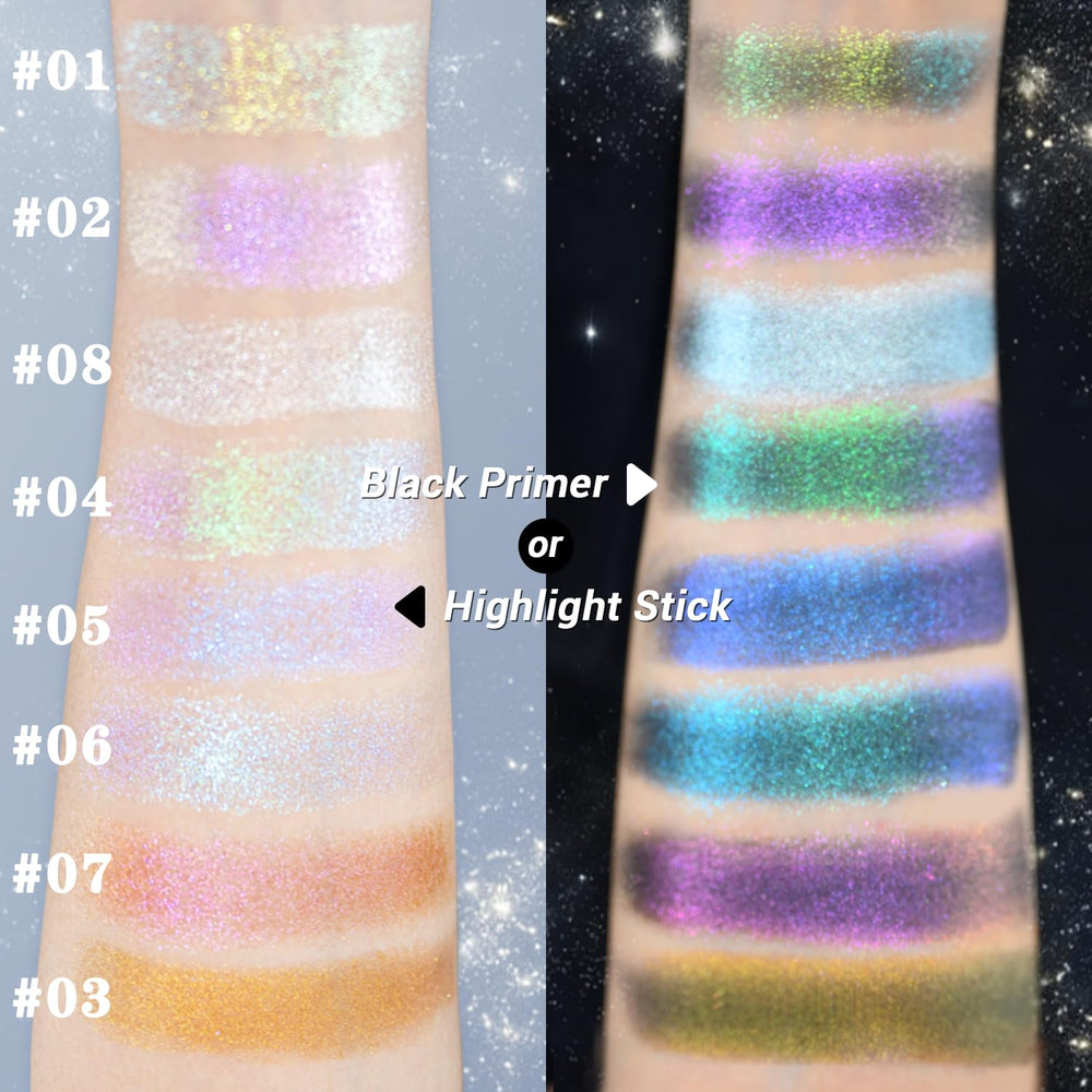 Jur Mornier color-shift effect adds holographic dimension to everyday looks.