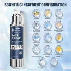 JURVEW under-eye treatment image highlighting reduced puffiness.