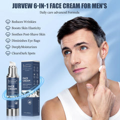 JURVEW 6-in-1 cream close-up showing wrinkle reduction potential.
