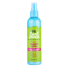 Just For Me Curl Peace 5N1 Wonder Spray pack of 4 bottles for versatile styling.