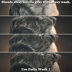Just for Men Control GX foam closeup shows gentle, ammonia-free formula