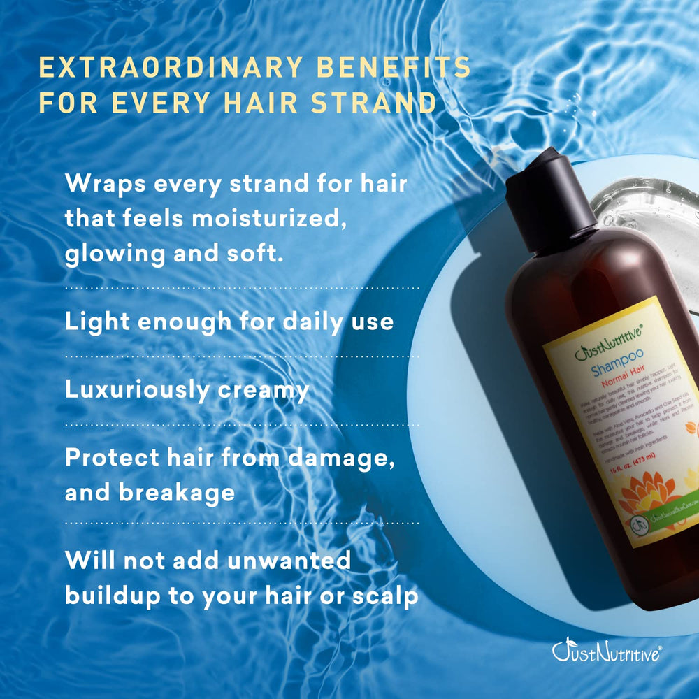 Just Nutritive avocado oil on hair providing lightweight moisture