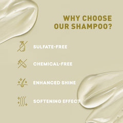 Just Nutritive Blonde Shampoo 8oz packaging in the bathroom