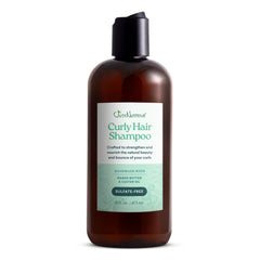 Just Nutritive Curly Shampoo bottle front for hydrated, defined curls