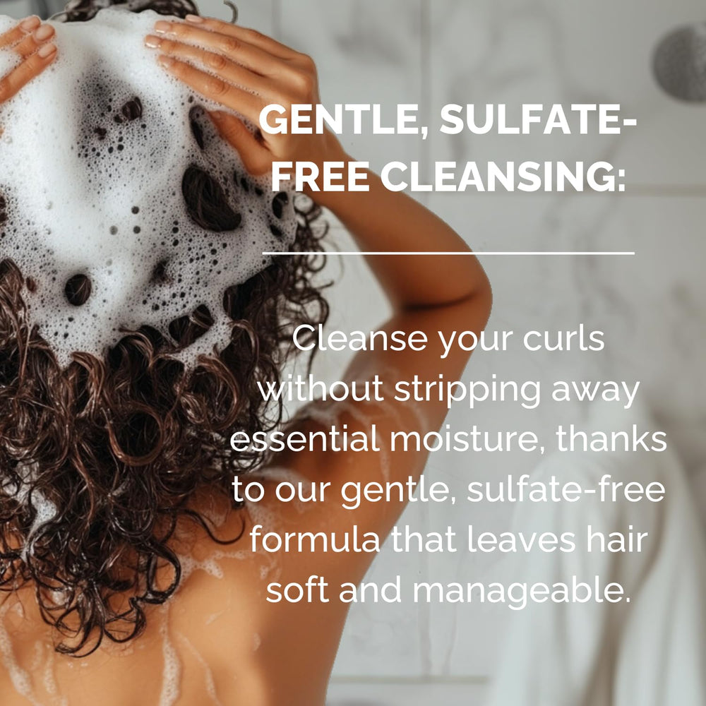 Just Nutritive Curly Shampoo vegan and cruelty-free seal signals ethical care