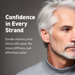 Just Nutritive gray hair shampoo protects follicles without sulfates