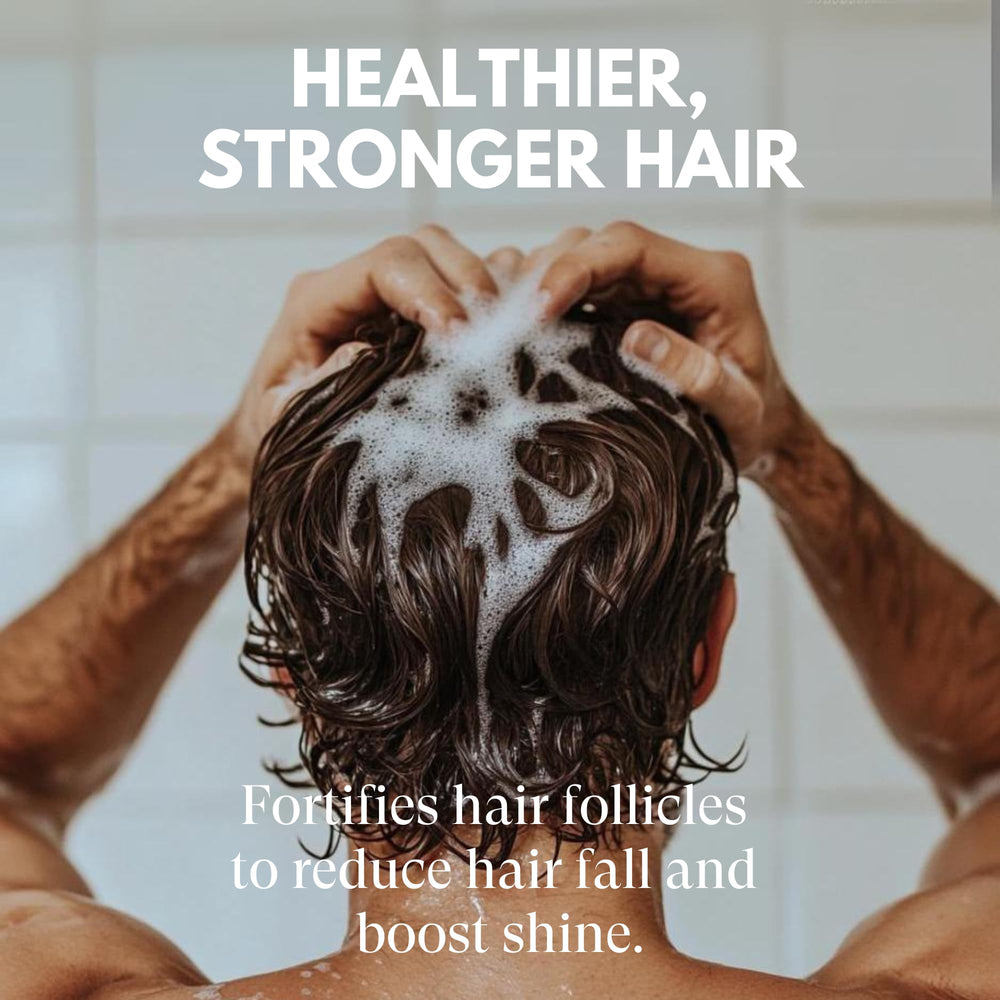 Just Nutritive Gentlemen Shampoo travel kit ready for on-the-go refresh.