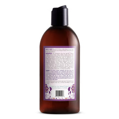 Just Nutritive purple shampoo being poured to balance cool tones