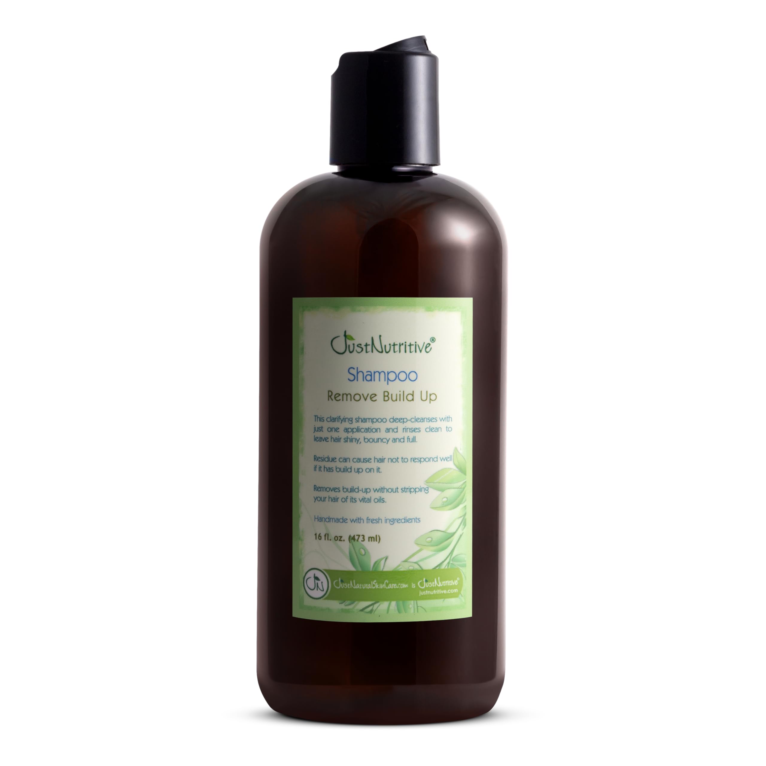 Just Nutritive Remove Build-Up Shampoo cleanses scalp and restores body, boosting volume