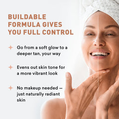 Just Nutritive sunless tanning daily facial cream fragrance closeup captures citrus notes for a refreshing scent.