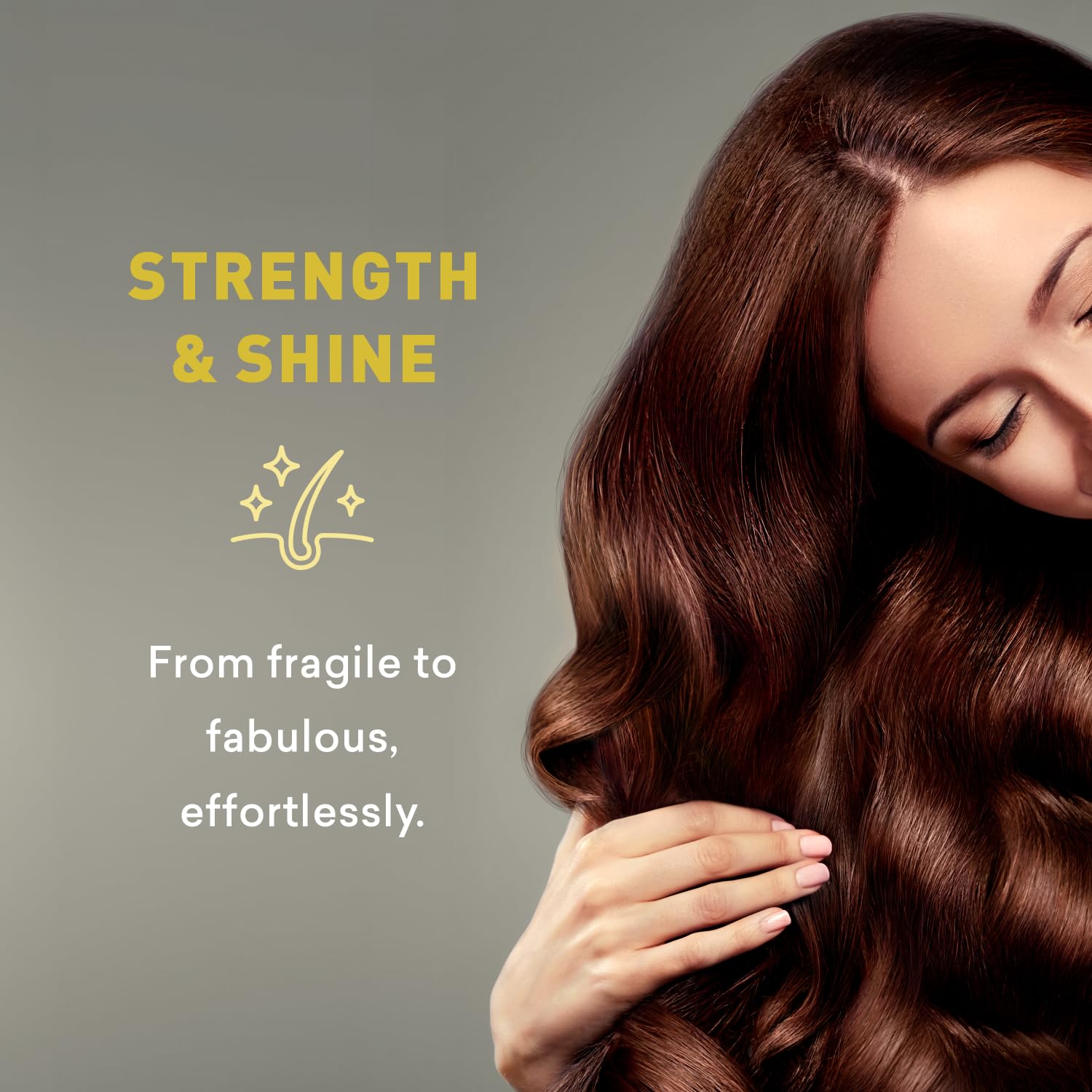 Just Nutritive Thicker Hair Shampoo bottle with pump for easy application