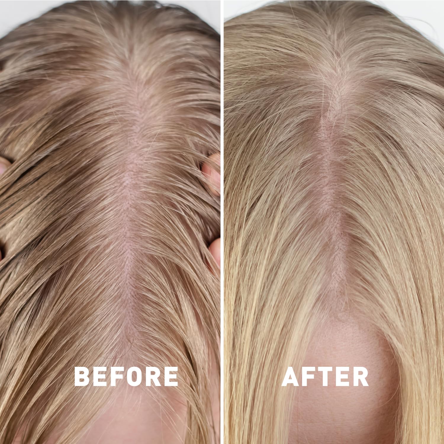 Just Nutritive Thin Hair Shampoo root lift graphic highlights root uplift
