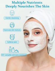 Jutqut Pearl Powder pore-cleansing close-up highlights dirt removal.