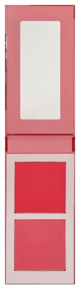 Juvia's Place Blushed Duo Blush two-tone palette on cheeks for versatile color payoff.