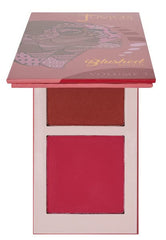Juvia's Place Blushed Duo Volume 3 palette closeup showing two complementary shades for natural radiance.
