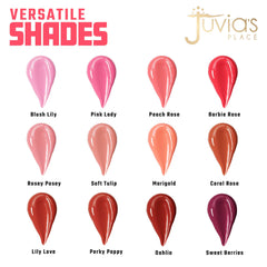 Juvia's Place BarbieRose cream texture close-up highlights smooth blending