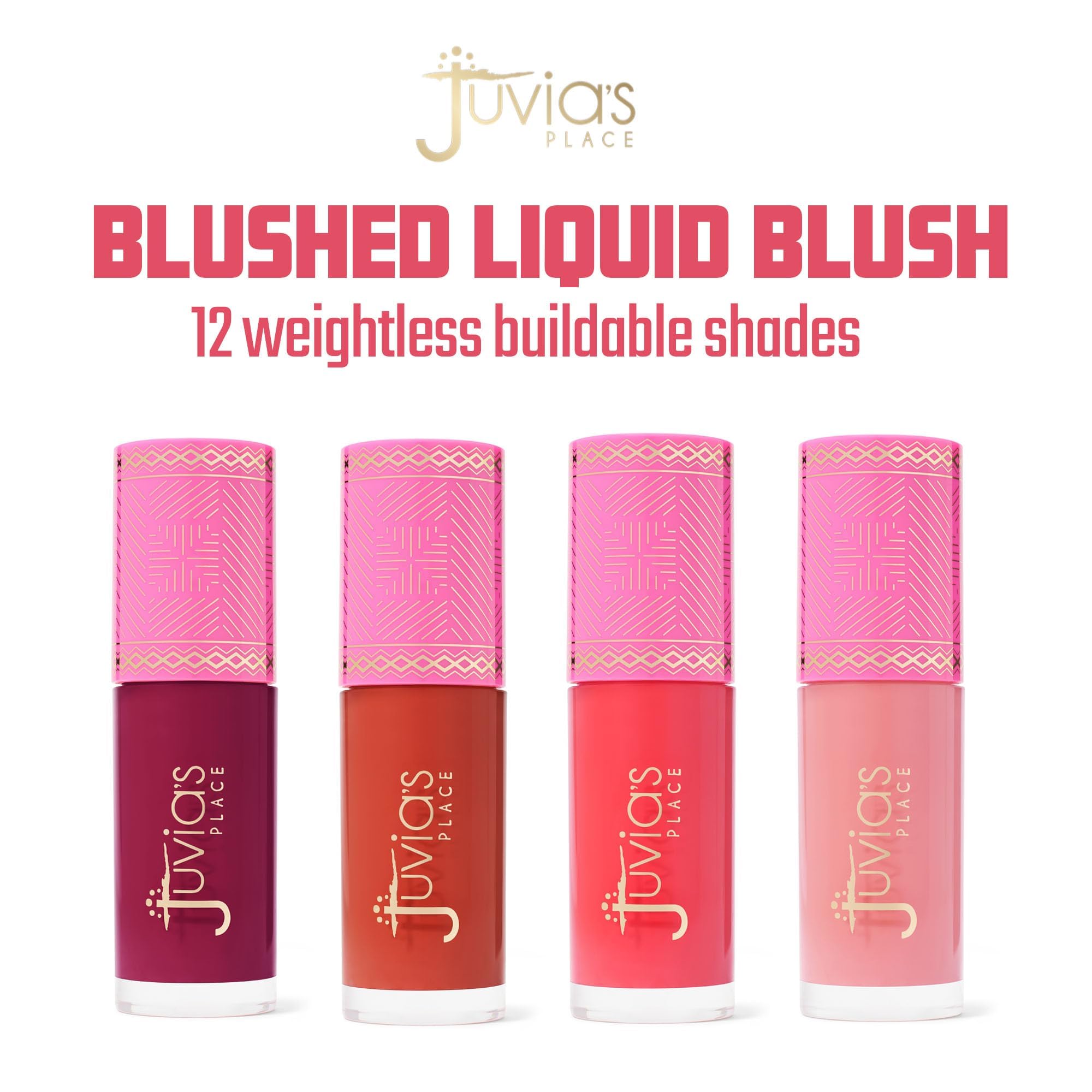 Juvia's Place BarbieRose swatch demonstrates buildable, natural-looking color