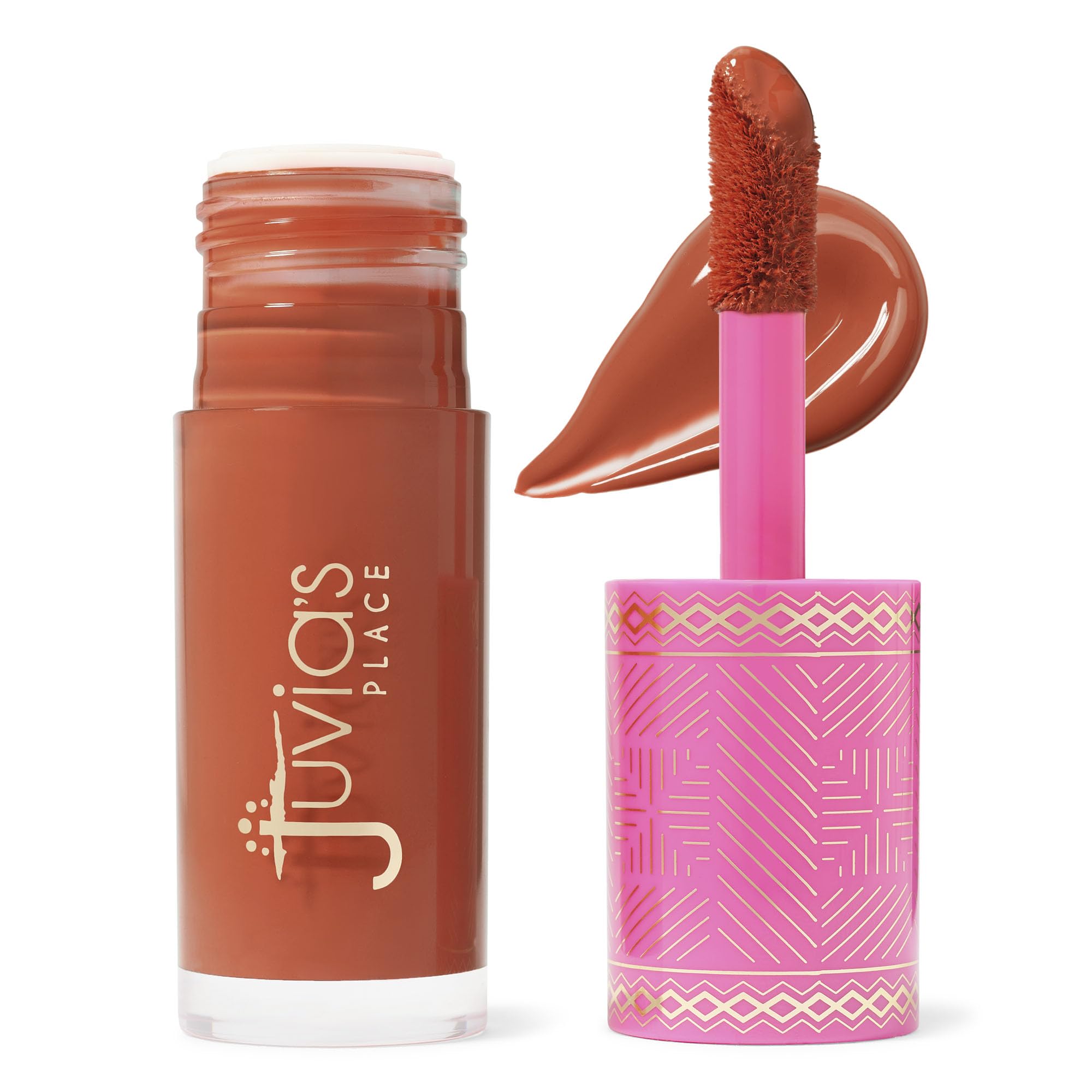 Juvia's Place Blushed Liquid Blush CoralRose packaging showing premium on-the-go design for touch-ups