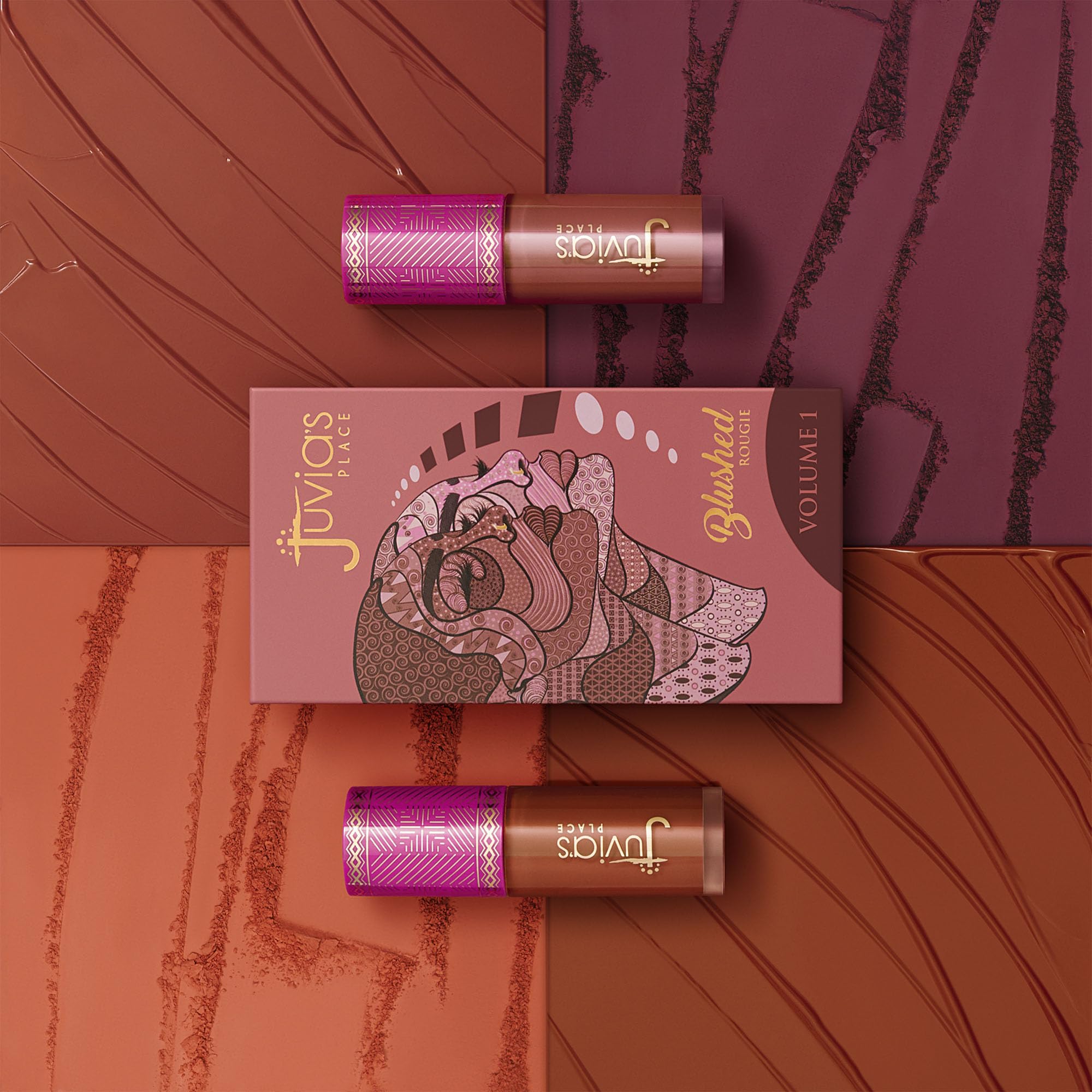 Juvia's Place LilyLove soft, creamy blush for effortless beauty on cheeks.