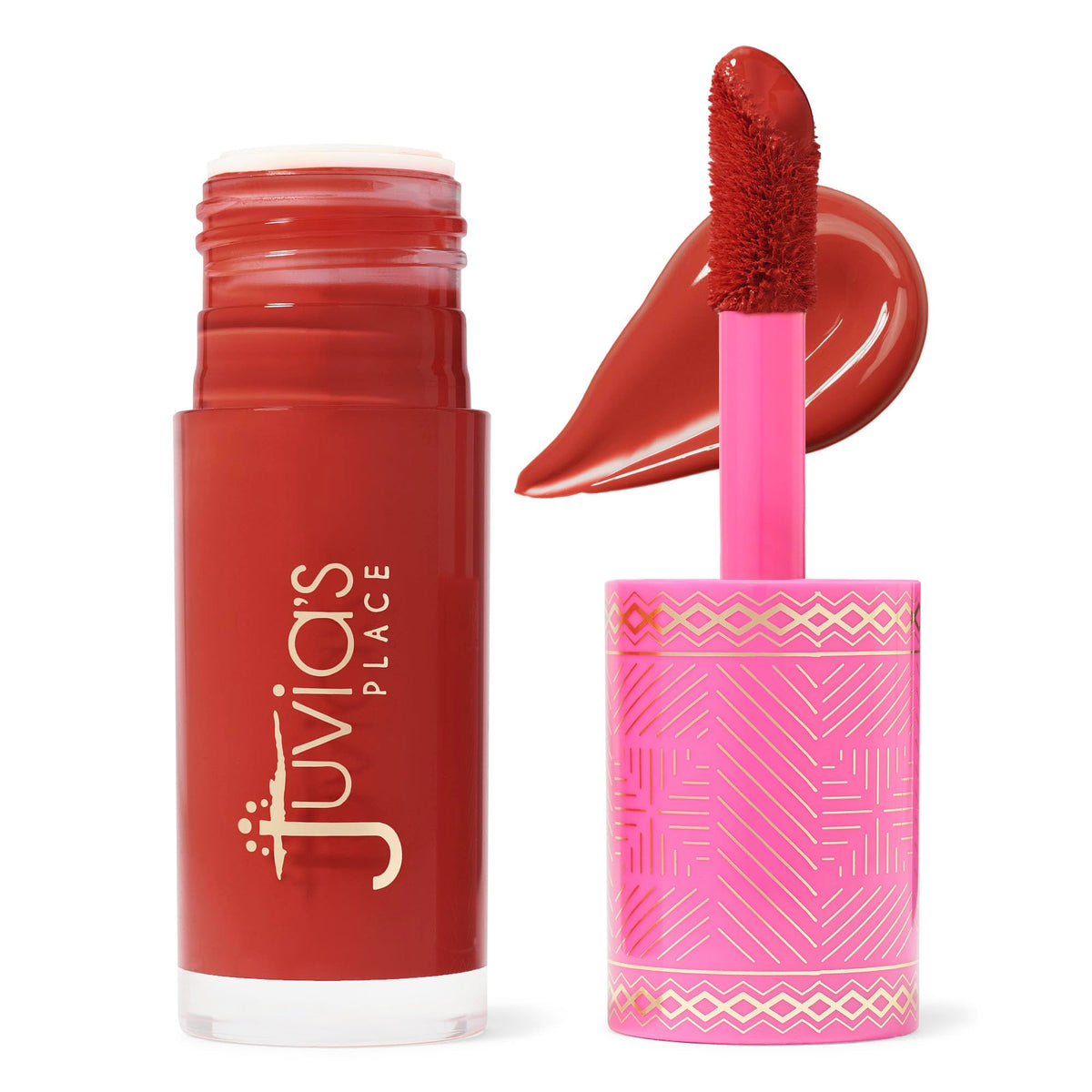 Juvia's Place Blushed Liquid Blush LilyLove pump dispensing easy, even color on cheeks.